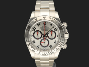 Rolex Daytona White Gold Silver Racing Dial 116509