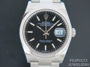 Rolex Datejust Black Dial 126200  NEW 