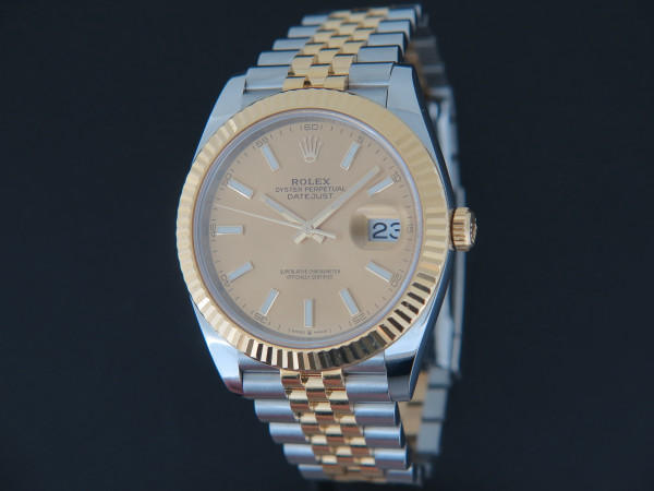 Rolex - Datejust 41 Gold/Steel Champagne Dial 126333
