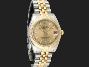 Rolex Datejust 31 Gold/Steel Champagne Dial 178273