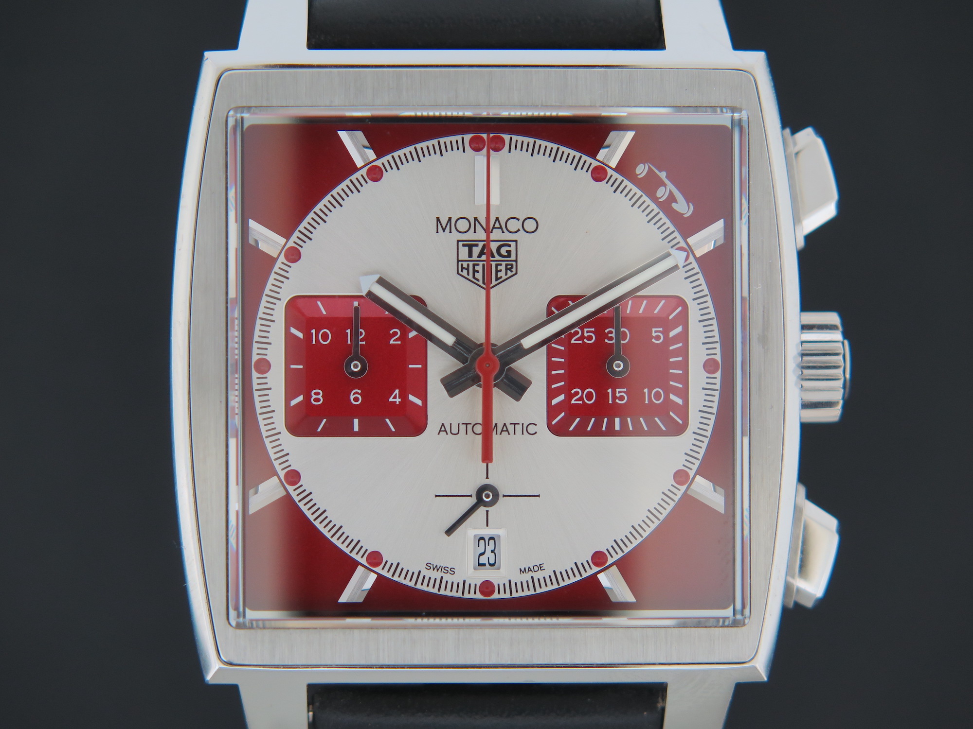 Tag heuer monaco red new arrivals