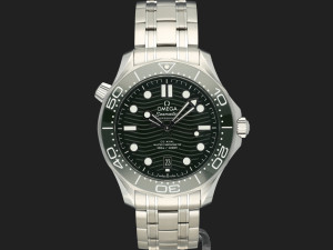 Omega Seamaster Diver 300M Co-Axial Master Chronometer Green Dial 210.30.42.20.10.001