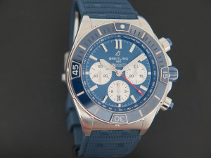 Breitling Super Chronomat B01 44 Blue Dial AB0136 NEW