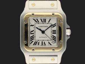 Cartier Santos Galbee XL Gold/Steel W20099C4 2823
