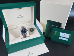 Rolex Day-Date 40 White Gold Blue Roman Dial 228239