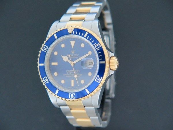 Rolex - Submariner Date Gold/Steel 16613 Purple Dial