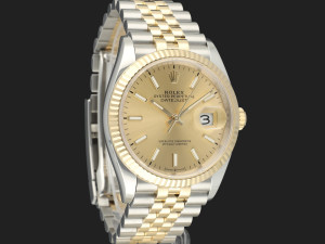 Rolex Datejust 36 Gold/Steel Champagne Dial 126233