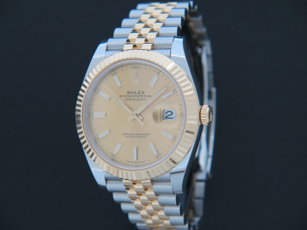 Rolex - Datejust 41 Gold/Steel Champagne Dial 126333