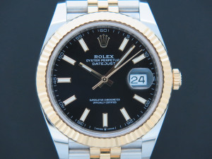 Rolex Datejust 41 Gold/Steel Black Dial 126333