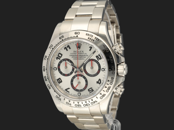 Rolex - Daytona White Gold Silver Racing Dial 116509