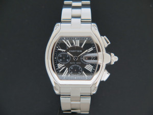 Cartier Roadster XL Automatic Chrono Black Dial 2618