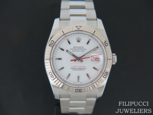 Rolex Datejust Turn-O-Graph 116264 White Dial