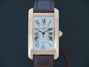 Cartier Tank Americaine Rose Gold Large W2609156 NEW