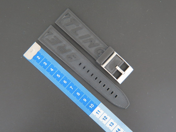 Breitling - New Rubber strap 22-20 + Breitling Clasp