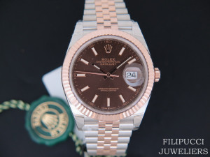 Rolex Datejust 41 Everosegold/Steel 126331 Choco Dial NEW 2020