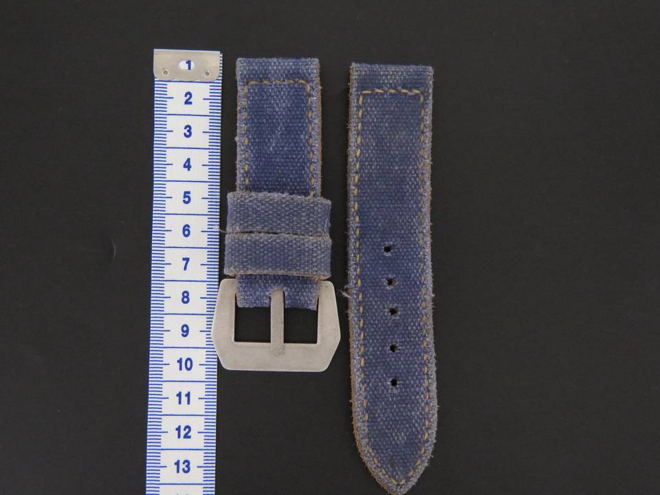 Panerai canvas strap 24mm deals