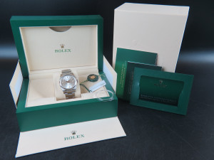 Rolex Oyster Perpetual 36 Silver Dial 126000 NEW