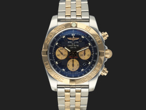 Breitling Chronomat 44 Gold/Steel Black Dial CB011012