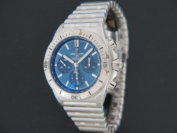 Breitling - Chronomat B01 42 Blue Dial AB0134 NEW
