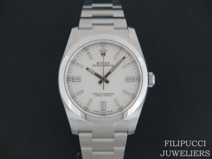 Rolex Oyster Perpetual  White Dial NEW 116000