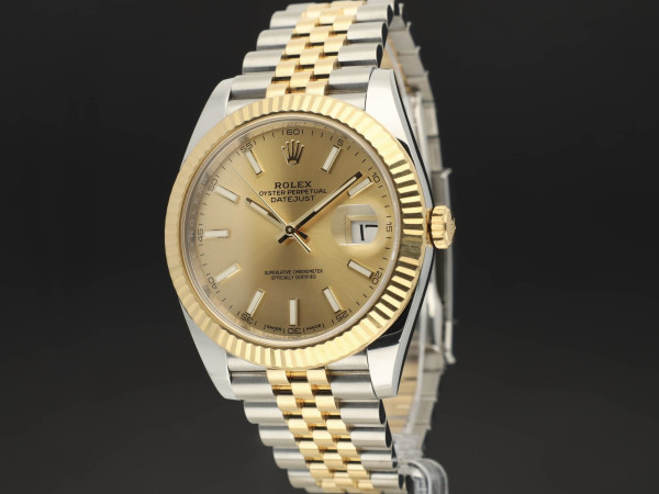 Rolex - Datejust 41 Gold/Steel Champagne Dial 126333