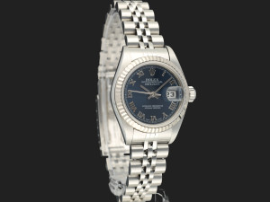 Rolex Lady Datejust Blue Roman Dial 79174 