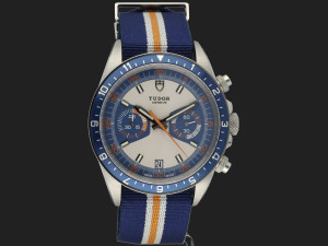 Tudor Heritage Chrono Blue 70330B NEW