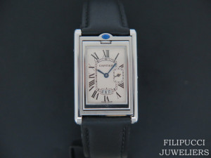 Cartier Tank Basculante Silver Dial