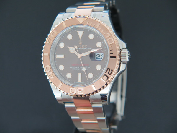 Rolex - Yacht-Master Everose/Steel Chocolate Dial 116621 FULL STICKERS