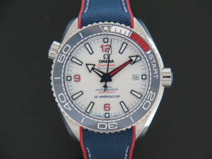 Omega Seamaster Planet Ocean 600m America's Cup 2021 Limited Edition NEW 21532432104001