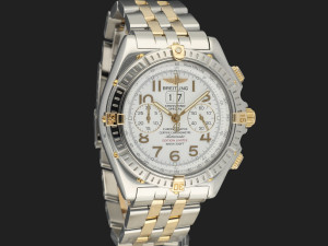 Breitling Crosswind Special Gold/Steel White Dial B44356