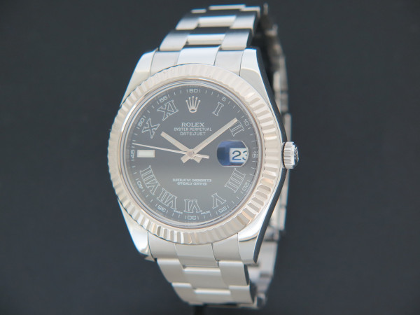 Rolex - Datejust II Grey Roman Dial 116334