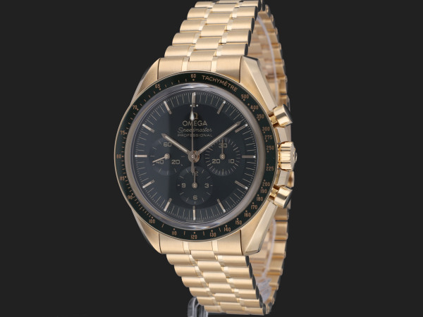 Omega - Speedmaster Professional Moonwatch Co-Axial Moonshine Gold 310.60.42.50.10.001 NEW
