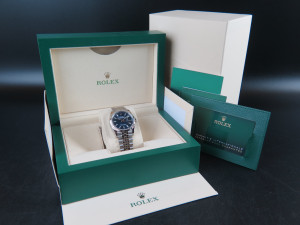 Rolex Datejust 36 Blue Motif Dial 126234 NEW