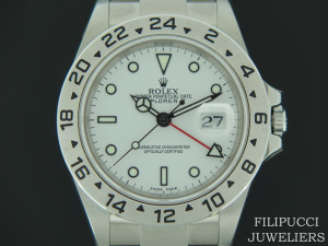 Rolex Explorer II White Dial 16570  D-Serial NOS With Stickers 