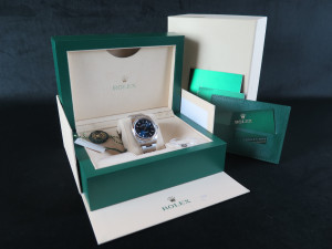 Rolex Oyster Perpetual 34 Blue Arab Dial 114200