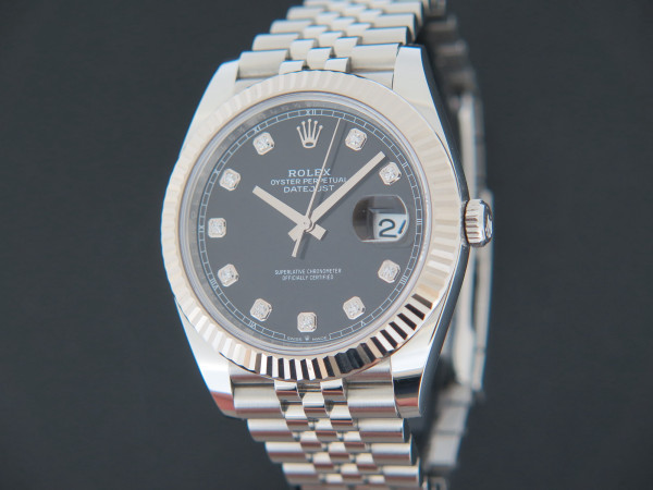 Rolex - Datejust 41 Black Diamond Dial 126334