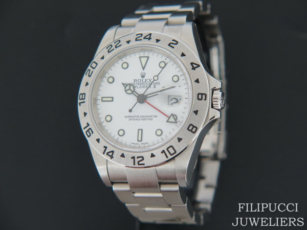 Rolex - Explorer II White Dial 16570  D-Serial NOS With Stickers 