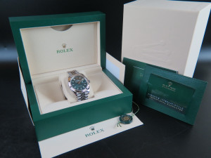 Rolex Datejust 41 Mint Green Motif Dial 126334 NEW