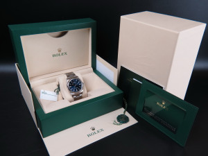 Rolex Oyster Perpetual Blue Dial 126000 NEW