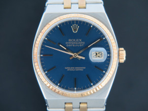 Rolex Datejust Oysterquartz Blue Dial 17013 