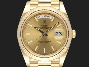 Rolex Day-Date 40 Yellow Gold Champagne Dial 228238