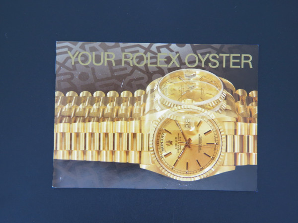 Rolex - Oyster Booklet English