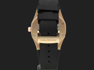 Audemars Piguet Royal Oak Selfwinding Rose Gold Black Dial 15400OR