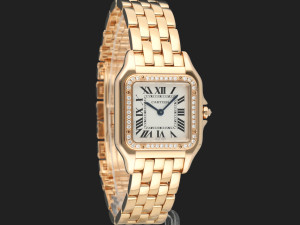 Cartier Panthere MM Rose Gold Diamond Bezel WJPN0009