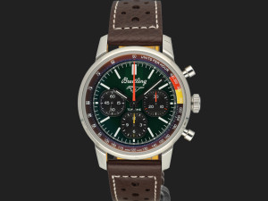 Breitling Top Time B01 Ford Mustang Green Dial AB0176 NEW