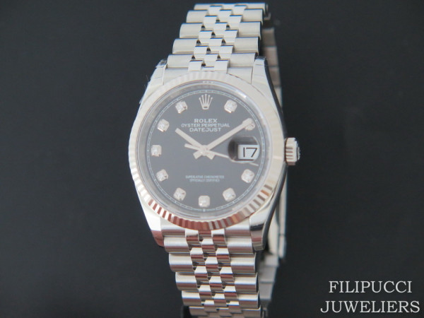 Rolex - Datejust 126234 Black Diamond Dial NEW MODEL 