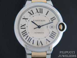 Cartier Ballon Bleu Gold/Steel 42MM  W69009Z3 Automatic