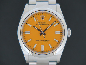 Rolex Oyster Perpetual 36 Yellow Dial 126000 NEW 