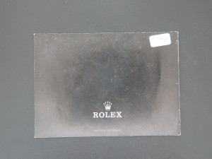 Rolex Datejust Booklet English